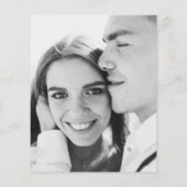 Foto Elegant Photo Wedding Invitation Flyer (Achterkant)