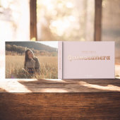 Foto Elegant Roze Verjaardag Quinceanera Gastenboek