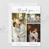 Foto Elegant Script Bedankkaart (Voorkant)