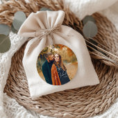 Foto Elegant Script Boho Wedding Bedankjes Labels