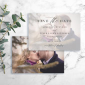 Foto elegant script simpel modern bruiloft save the date