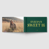 Foto Elegant Simple Sweet 16 Gastenboek (Volledig)