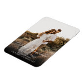 Foto Elegant Typography Wedding Vertical 2 Magneet (Linkerzijde)