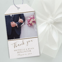 Foto Elegant Wedding Dank je Cadeaulabel