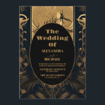 Foto Elegante Art Deco Peacocks Bruiloft Kaart<br><div class="desc">Introductie van onze foto Elegante Art Deco bruiloft uitnodiging! Deze uitnodiging combineert de glamour van de Art Deco stijl naadloos met een persoonlijke touch. Het geometrische en Art Deco-ontwerp voegt een weelderig en stijlvol element toe aan uw huwelijksbriefpapier, waardoor een sfeer van luxe en verfijning wordt gecreëerd. Wat deze uitnodiging...</div>