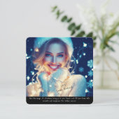 foto Elegante vakantie kerst Kaart (Staand voorkant)