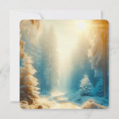 foto Elegante vakantie kerst Kaart (Achterkant)