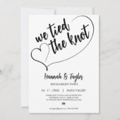 Foto Elopement Aankondiging Kaart (Achterkant)