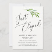 Foto Elopement Aankondiging Kaarten | Net ontsnapt (Voorkant)