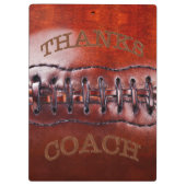Foto en gepersonaliseerd Football Coach Klembord (Achterkant)