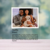 Foto en gepersonaliseerde beschrijving Tekst wijzi Acryl Bord (Neutraal)