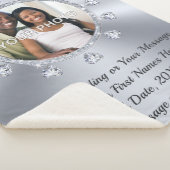 FOTO en gepersonaliseerde bruiloft dekens gooien (3/4)