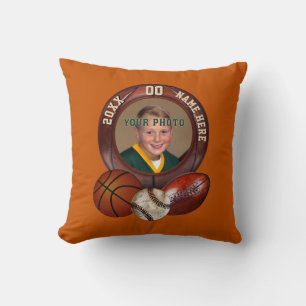 Foto- en gepersonaliseerde sportkussenhoesjes kussen