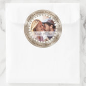 FOTO en gepersonaliseerde Stickers voor huwelijksg (Tas)