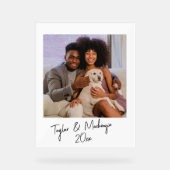 Foto en handgeschreven tekst Sjabloon gepersonalis Acryl Bord (Voorkant)