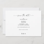 Foto en kalligrafie 3B Mod W Opslaan Datum Kaart (Achterkant)