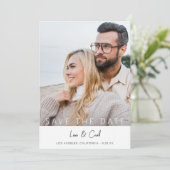 Foto en kalligrafie 5 MOD V Opslaan Datum Kaart (Staand voorkant)