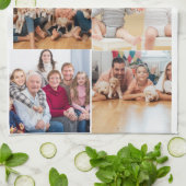 Foto en moderne typografie keukenhanddoeken (Gevouwen)