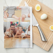 Foto en moderne typografie keukenhanddoeken (Quarter Fold)