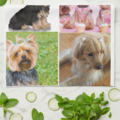 Foto en moderne typografie keukenhanddoeken (Gevouwen)