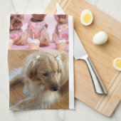 Foto en moderne typografie keukenhanddoeken (Quarter Fold)