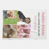 Foto en moderne typografie keukenhanddoeken (Horizontaal)