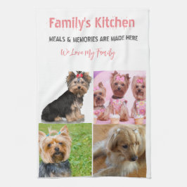 Foto en moderne typografie keukenhanddoeken