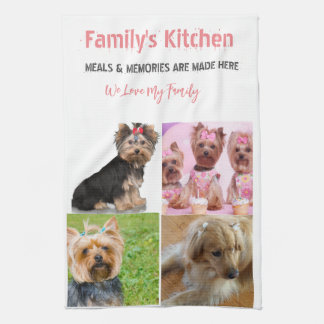 Foto en moderne typografie keukenhanddoeken