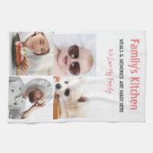 Foto en moderne typografie keukenhanddoeken (Horizontaal)