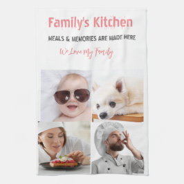 Foto en moderne typografie keukenhanddoeken