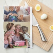 Foto en moderne typografie keukenhanddoeken (Quarter Fold)