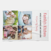 Foto en moderne typografie keukenhanddoeken (Horizontaal)