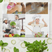 Foto en moderne typografie keukenhanddoeken (Gevouwen)