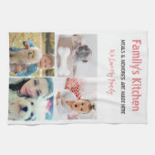 Foto en moderne typografie keukenhanddoeken (Horizontaal)