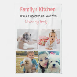 Foto en moderne typografie keukenhanddoeken