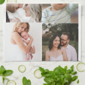 Foto en moderne typografie keukenhanddoeken (Gevouwen)