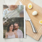 Foto en moderne typografie keukenhanddoeken (Quarter Fold)