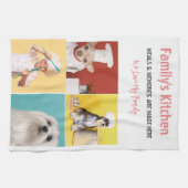 Foto en moderne typografie keukenhanddoeken (Horizontaal)