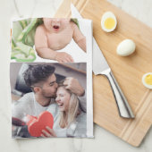 Foto en moderne typografie keukenhanddoeken (Quarter Fold)