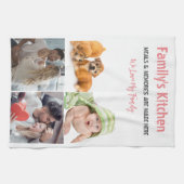 Foto en moderne typografie keukenhanddoeken (Horizontaal)