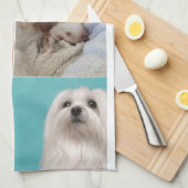 Foto en moderne typografie keukenhanddoeken (Quarter Fold)