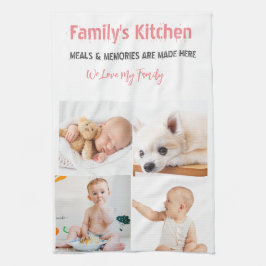 Foto en moderne typografie keukenhanddoeken