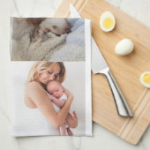 Foto en moderne typografie keukenhanddoeken (Quarter Fold)