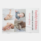 Foto en moderne typografie keukenhanddoeken (Horizontaal)