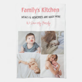 Foto en moderne typografie keukenhanddoeken