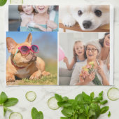 Foto en moderne typografie keukenhanddoeken (Gevouwen)