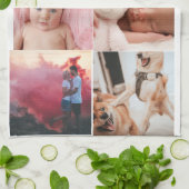 Foto en moderne typografie keukenhanddoeken (Gevouwen)