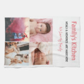 Foto en moderne typografie keukenhanddoeken (Horizontaal)