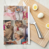 Foto en moderne typografie keukenhanddoeken (Quarter Fold)