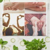 Foto en moderne typografie keukenhanddoeken (Gevouwen)